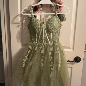 Elegant Green Dress